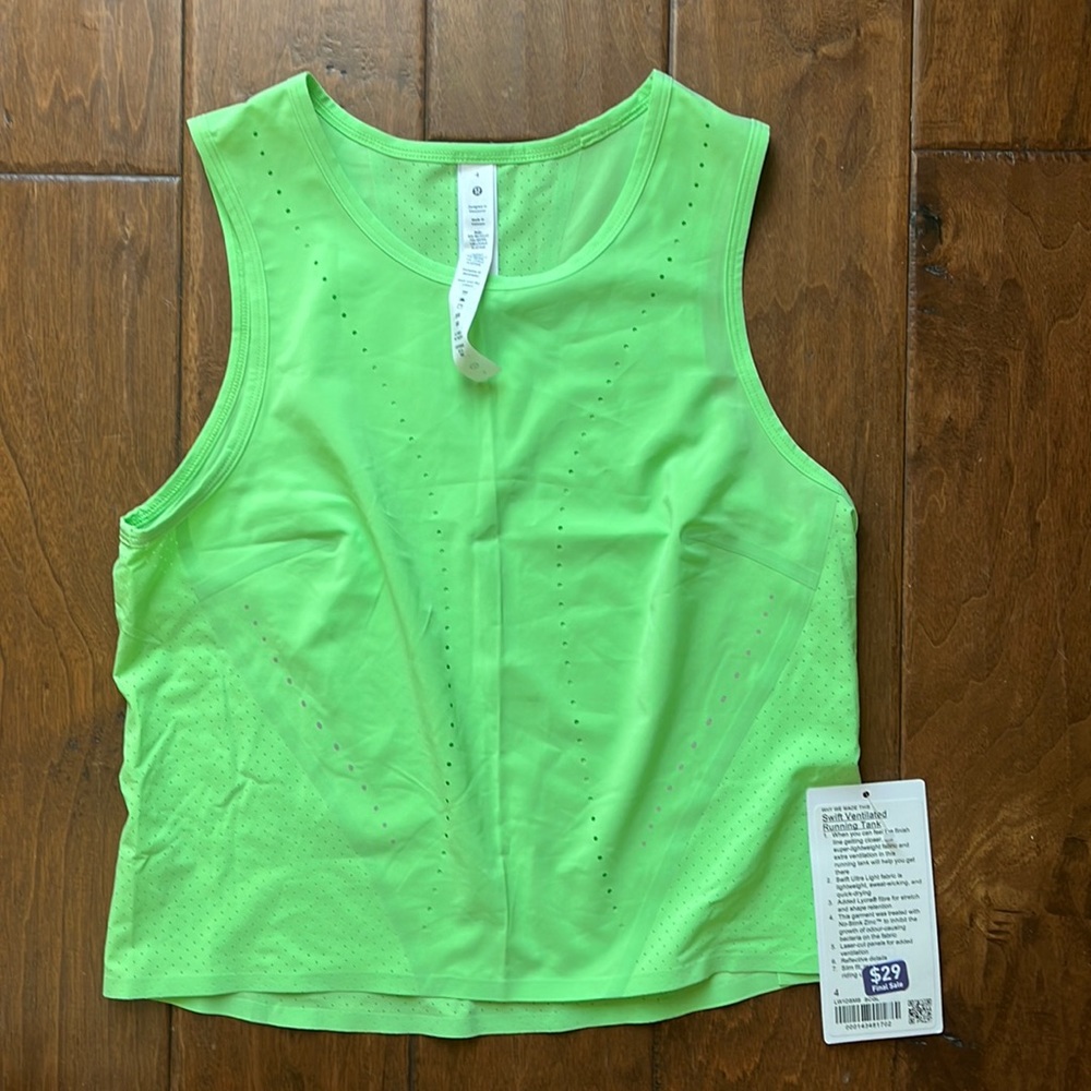 Lululemon Swift Ventilated Running Tank